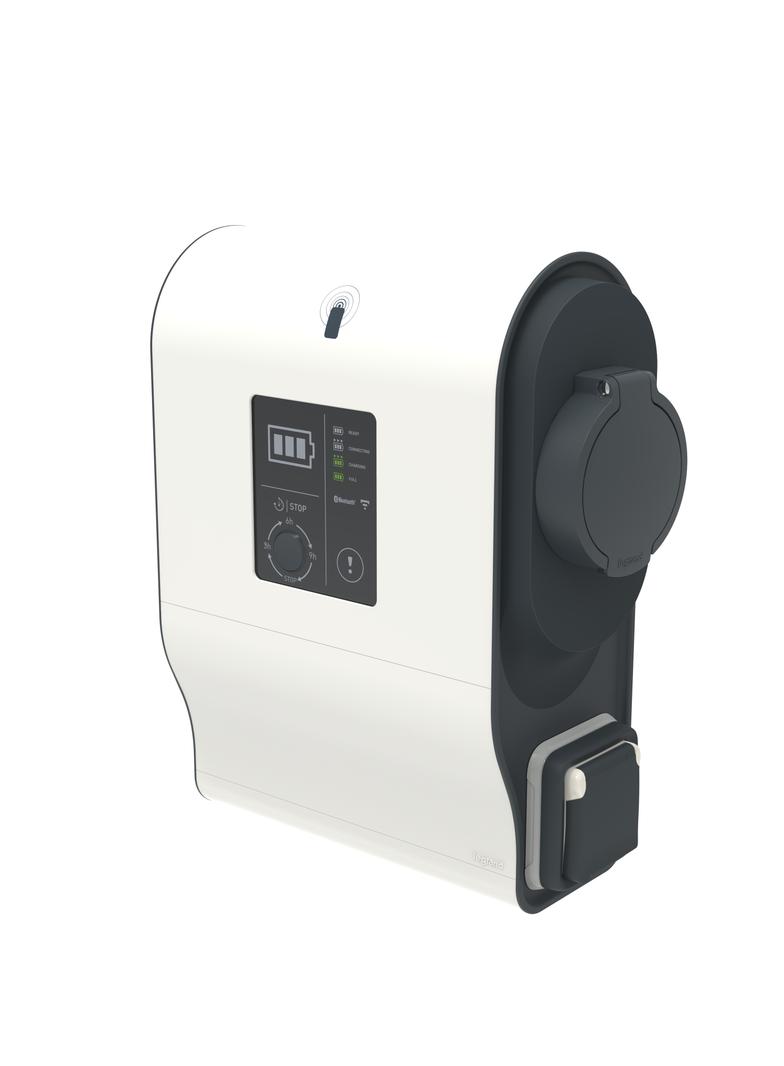 GREEN'UP PREMIUM: STACJA ŁADOWANIA POJAZDÓW ELEKTRYCZNYCH TYPU WALLBOX, JEDNOFAZOWA, 3,7KW, MODE 2 I