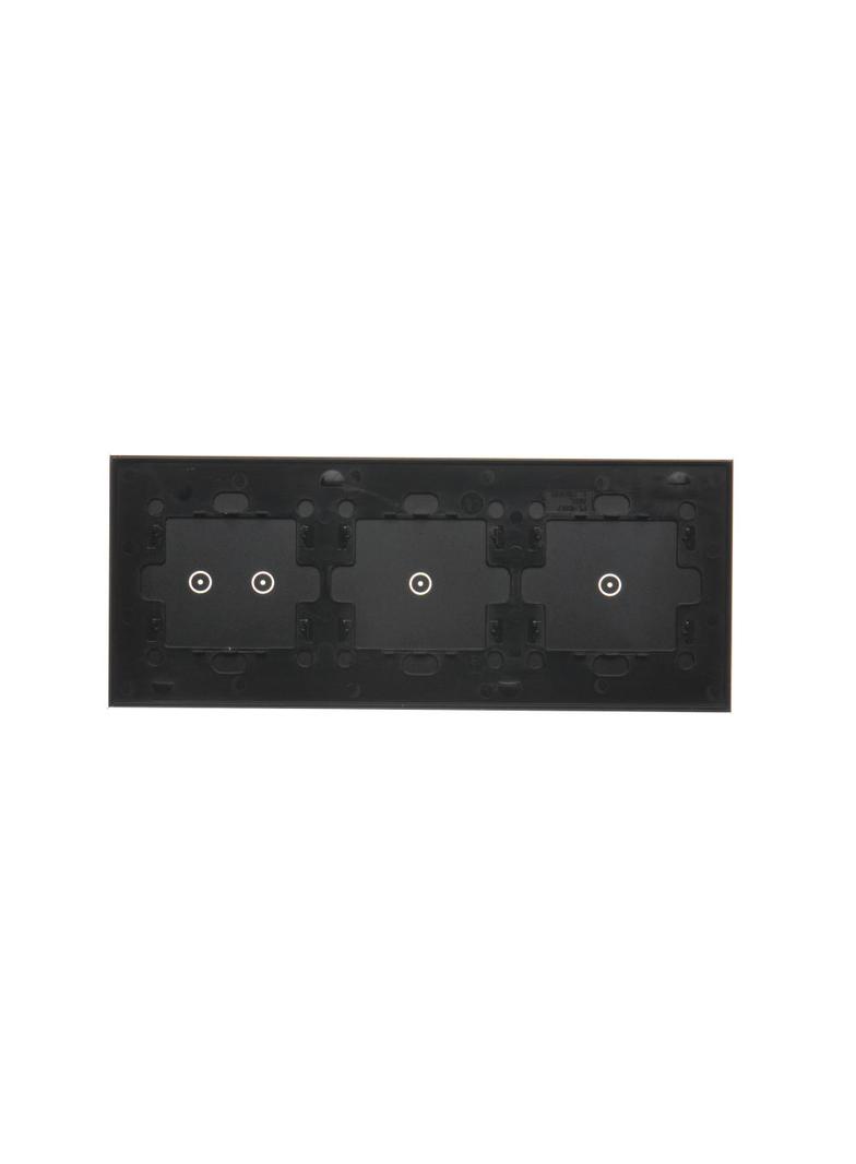 Simon 54 Touch Panel dotykowy S54 Touch 3 moduły 1 pole dotykowe + 1 pole dotykowe + 2 pola dotykowe poziome zastygła lawa DSTR3112/73 KONTAKT