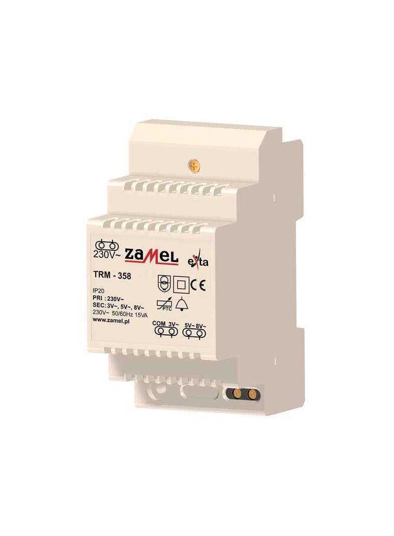 !TRANSFORMATOR 230/3/5/8V AC 15VA TYP: TRM-358