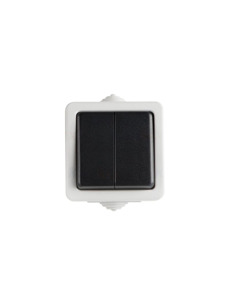 TEKNO Łącznik hermetyczny świecznikowy śrubowy 10AX 250V szary IP54 25351 KANLUX