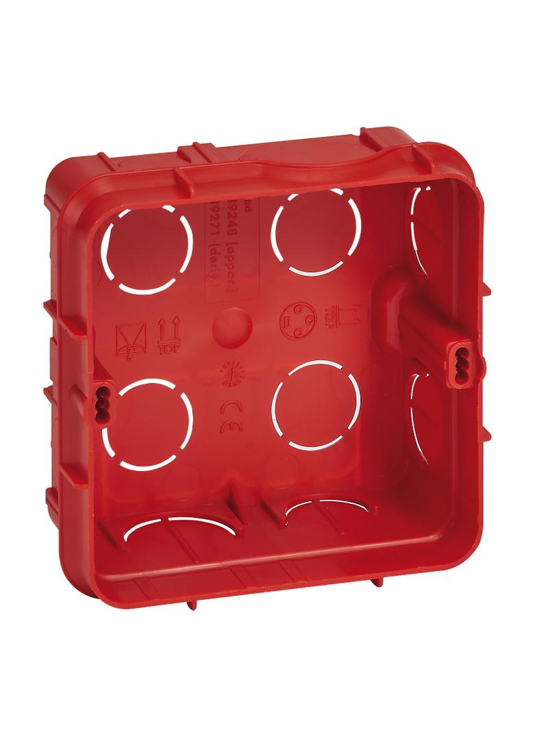 BATIBOX PUSZKA ROZGAŁĘŹNA DO SCIANY MUROWANEJ 85X85X40 MM, Legrand