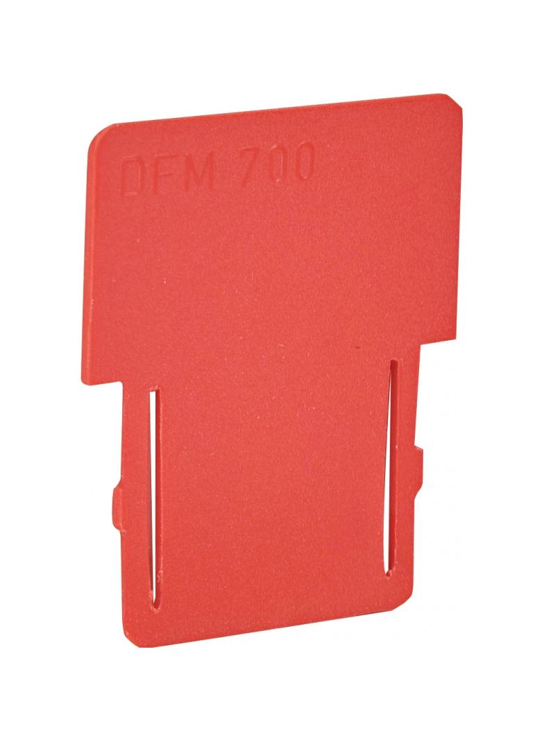 Plytka działowa 28x32 mm do ESC-CBC.16, ESC-CBC.35 (czerwona) ESC-DFM/700 003903017 ETI
