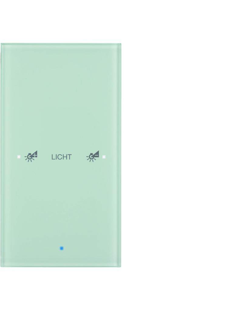 BERKER KNX TS Sensor dotykowy pojedynczy konfigurowalny szkło białe 75141930 HAGER