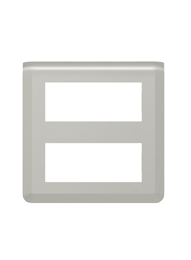 Mosaic - Ramka 2x5 Modułowa Pozioma - Aluminium 079330L LEGRAND