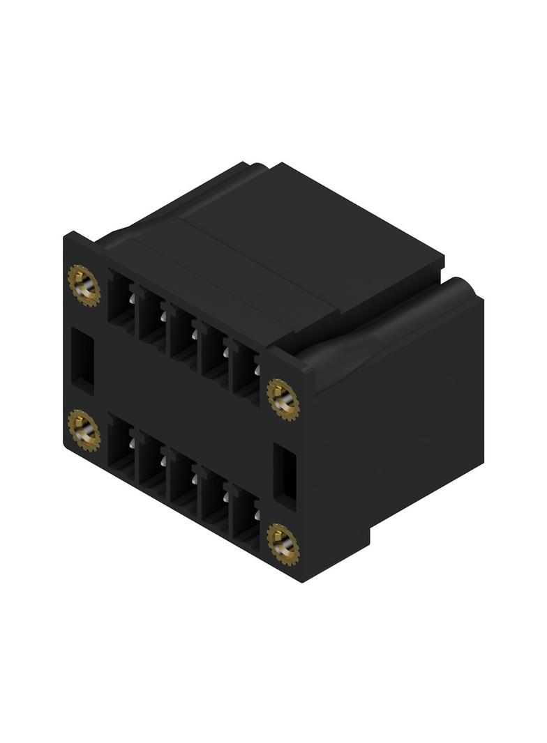 SCD-THR 3.81/10/90F 3.2SN BK BX Wtyki PCB (złącza płyty), 3.81 mm, Liczba biegunów: 10, kąt odejścia: 90° /50szt./ 1974210000 WEIDMÜLLER