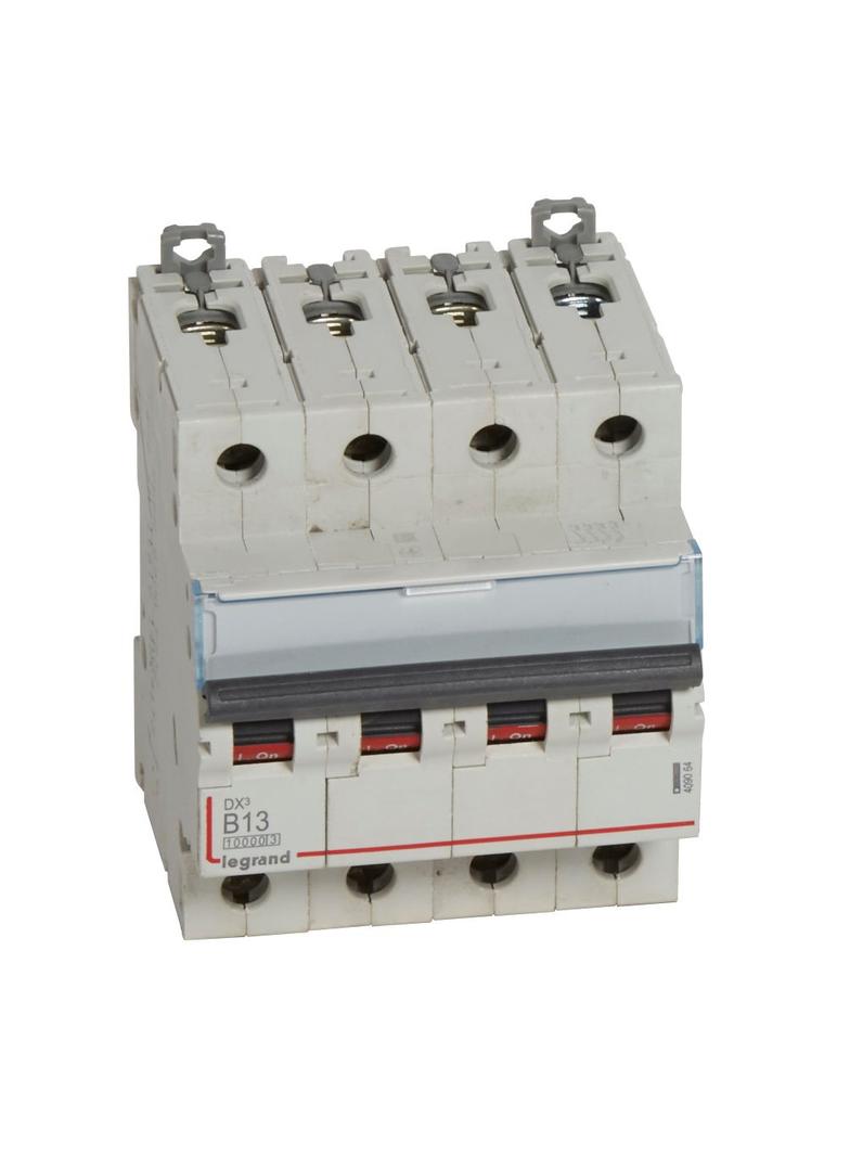 WYŁĄCZNIK NADPRĄDOWY S 314 4P B 13A 10000A SERII DX3, Legrand