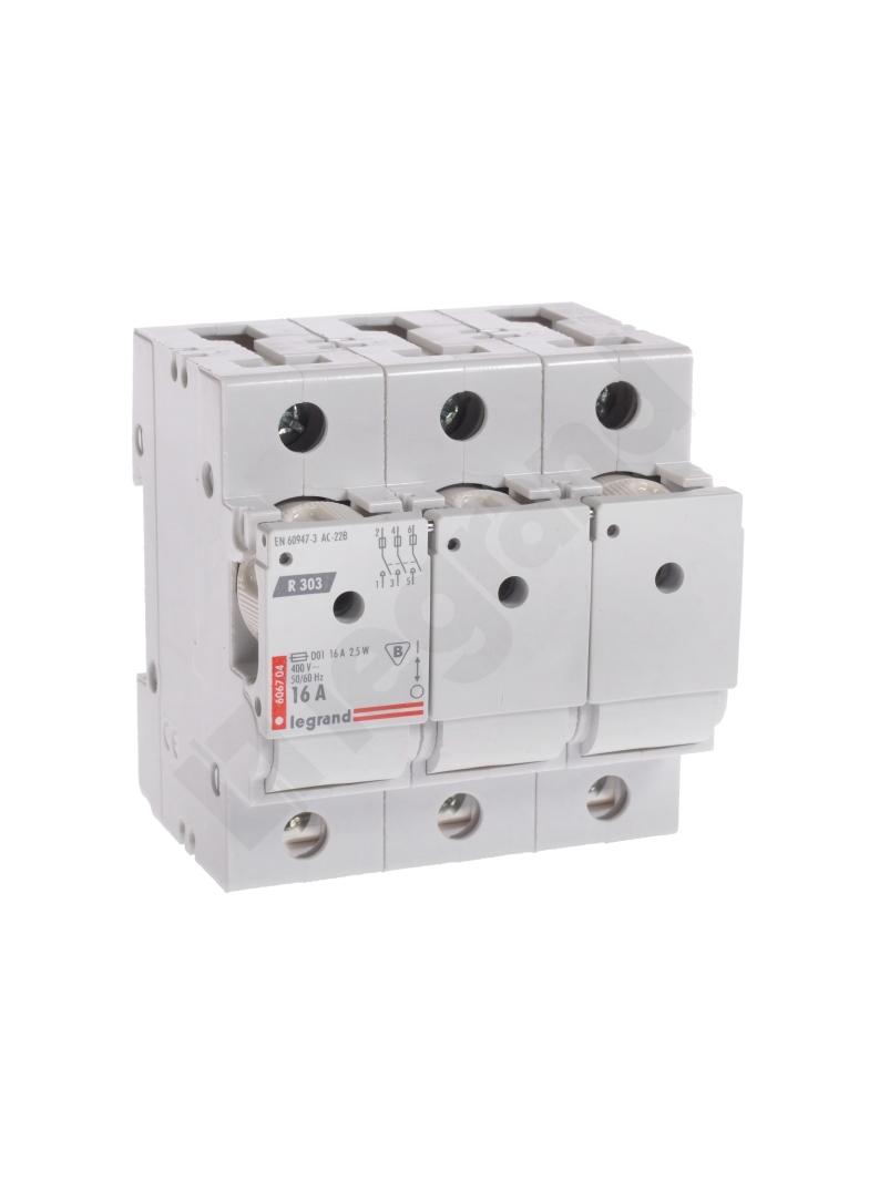 Rozłącznik Bezpiecznikowy 3P 16A D01 R303 606704 LEGRAND