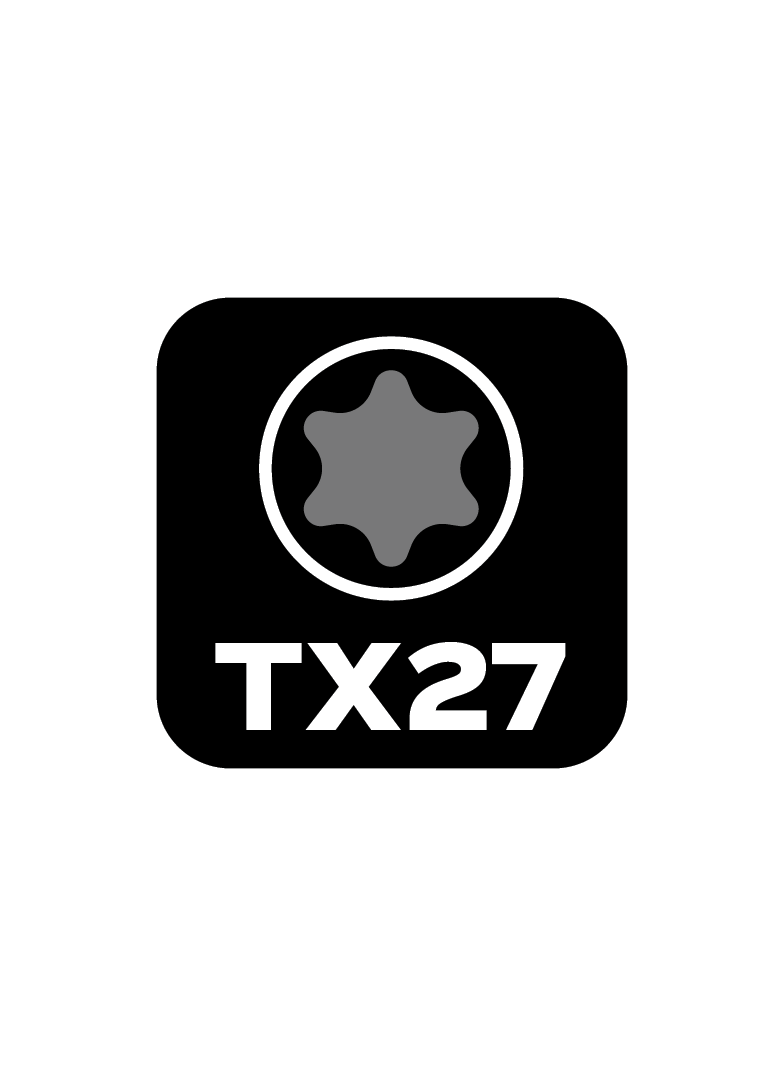 Końcówki wkrętakowe TX27x25mm 2szt, GRAPHITE 57H975 GTX 57-975 GTX Poland