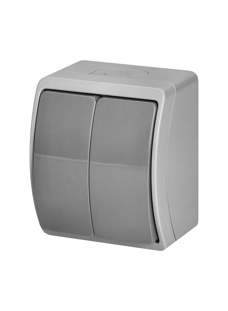 Łącznik świecznikowy n/t AQUATIC IP44 szary-grafit OR-OE-7101/GR ORNO