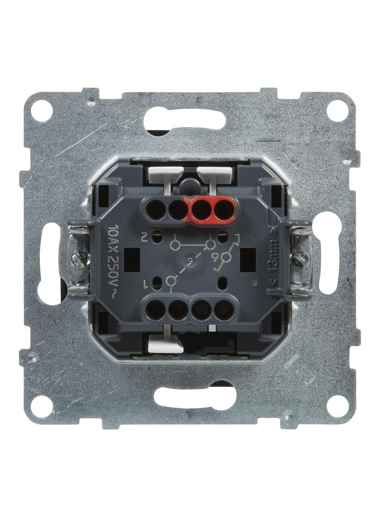 SUNO - Łącznik schodowy - 10 AX - 250 V~ - zaciski automatyczne, Czarny, Legrand