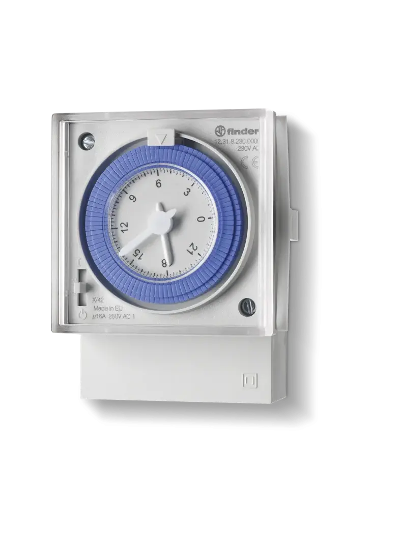 Zegar sterujący 1 P; 16A; 230V AC; dobowy/tygodniowy, 12.31.8.230.0007