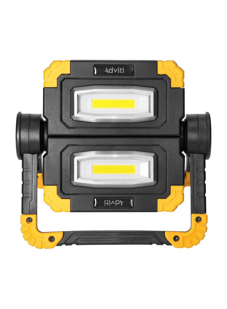 GEMINIX LED 2x10W podwójny naświetlacz roboczy przenośny z akumulatorem 1200lm IP44 4000K 5000 AD-NR