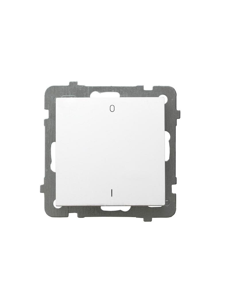 AS ANTYBAKTERYJNY Łącznik dwubiegunowy produkt zawiera szkło fosforanowo-srebrowe - kolor biały