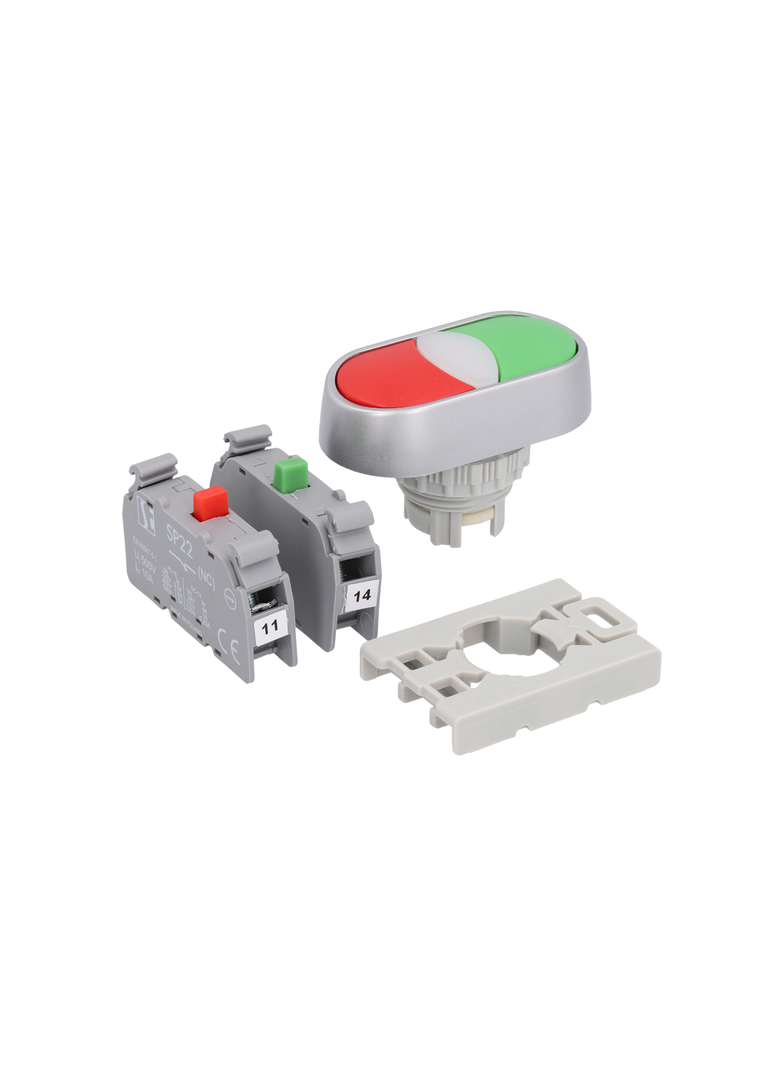 PRZYCISK DWUKLAWISZOWY 1 ROZ 1 ZWIERNY CZARNO-CZARNY