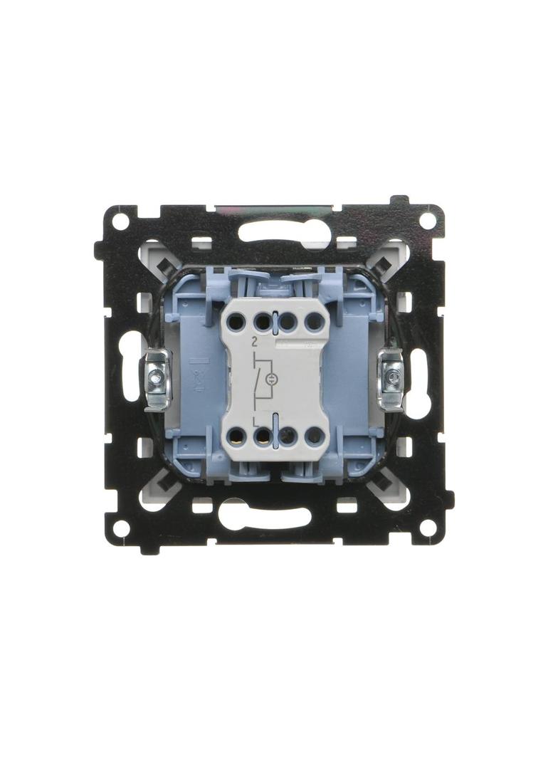 Simon 55 Łącznik pojedynczy jednobiegunowy z podświetleniem LED szybkozłączka Aluminium mat TW1L.01/143 KONTAKT