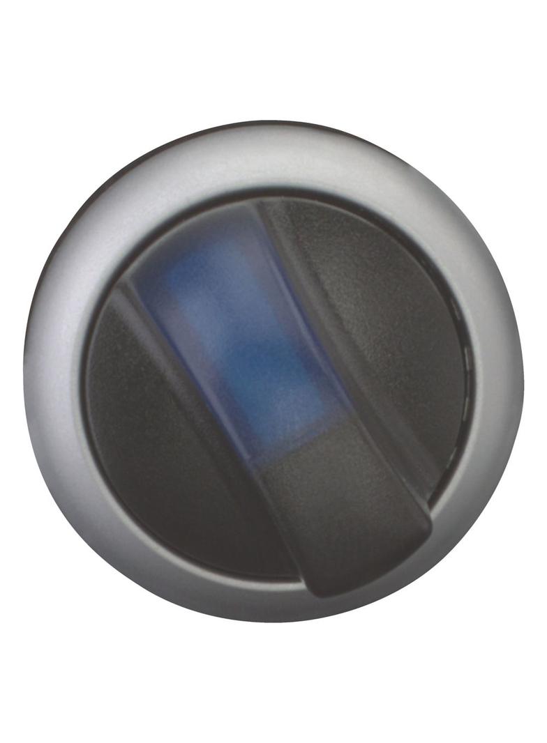 M22-WLKV-B Przełącznik 2 położeniowy niebieski bez samopowrotu i z możliwością podświetlenia 284397