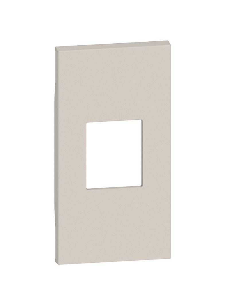 LIVING NOW - PLAKIETKA SC/APC - 2 MODUŁY - PIASKOWY BEŻ, Bticino