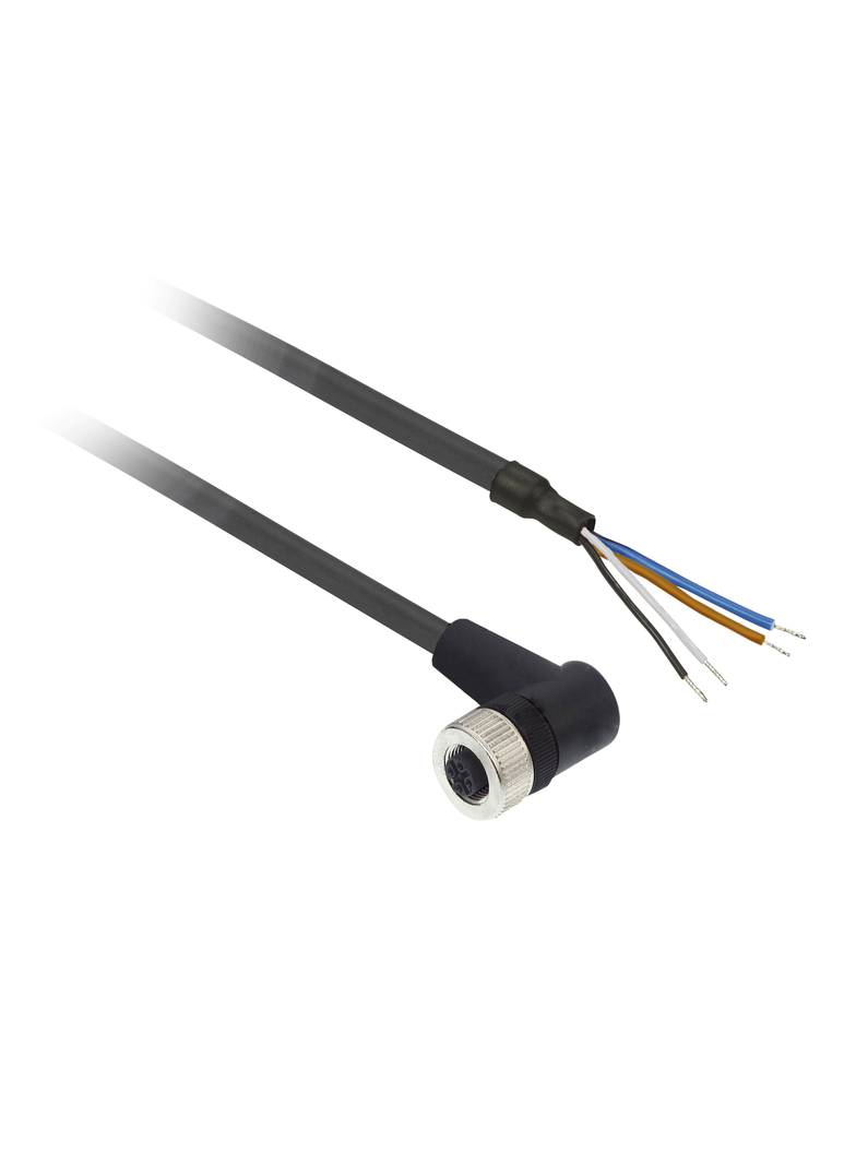 KABEL ZŁĄCZE M12 KĄTOWE DŁ. 15M 4 PIN