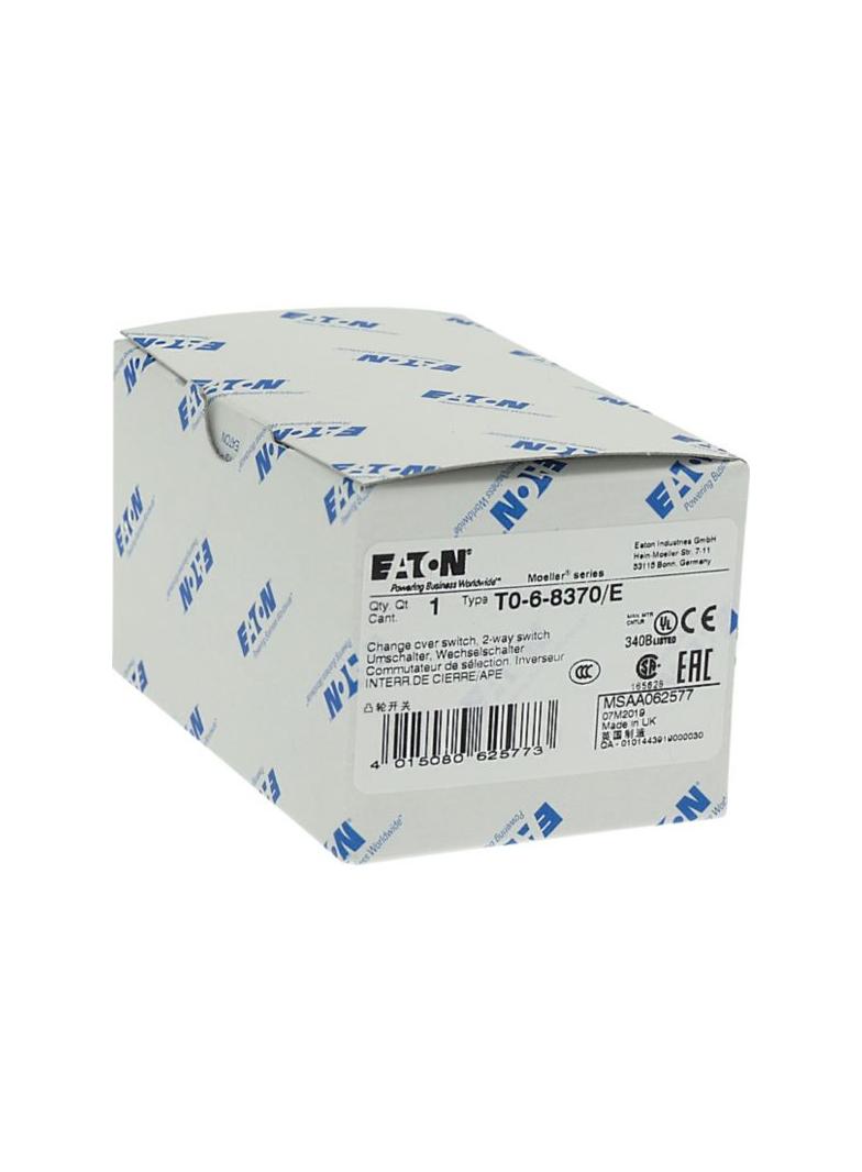 T0-6-8370/E Łącznik krzywkowy 20A 6.5kW 062577 EATON