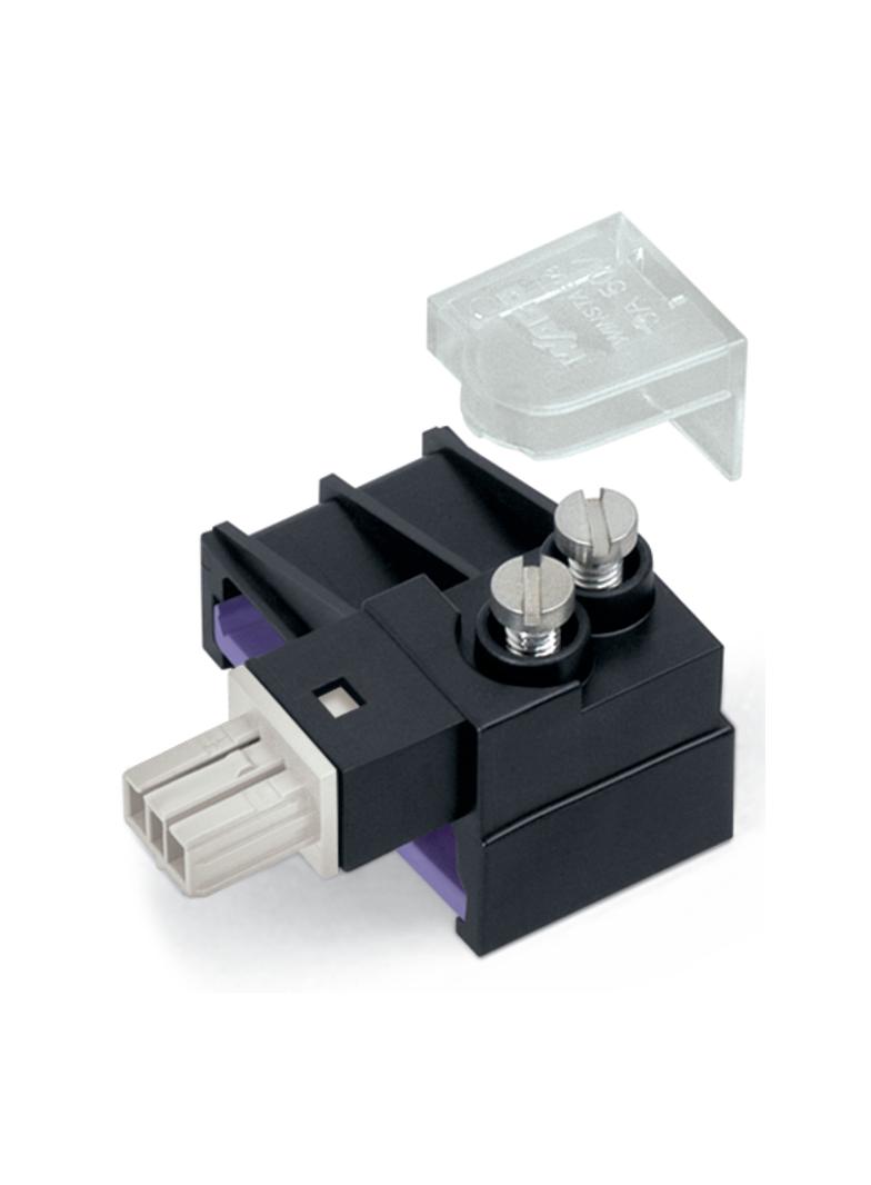 WINSTA IDC moduł odejściowy 2-torowy czarny