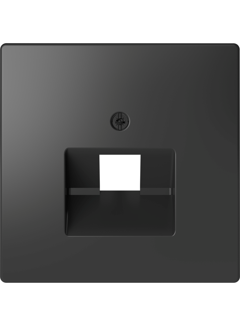 Merten, D-Life, płytka centralna gniazda RJ45 ukośnego, antracyt