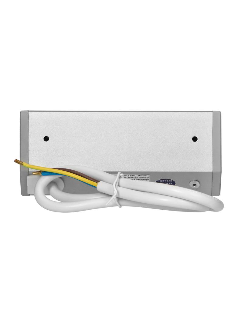 Gniazdo meblowe 2x2P+Z, szaro-srebrne