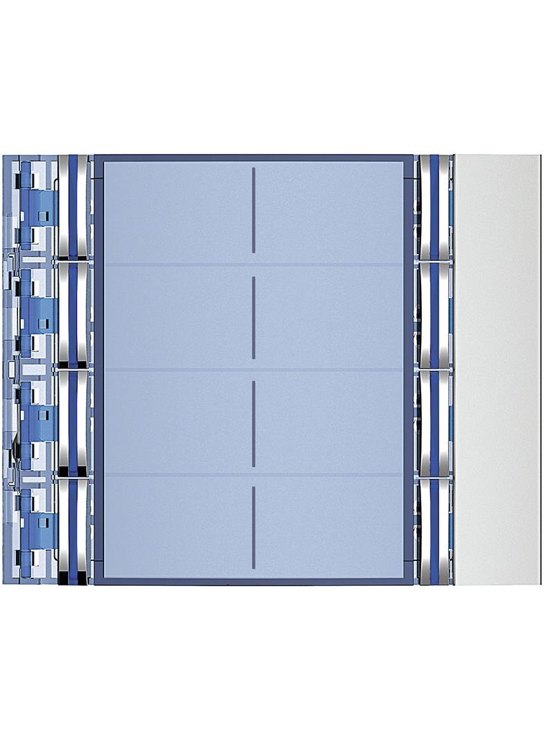 Sfera: Plakietka Modułu Z 2x4 Przyciskami - 2x4 Przyciski - Aluminium 352181 LEGRAND