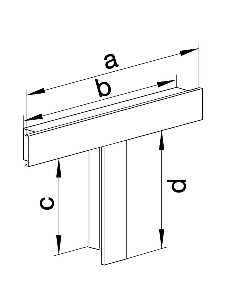 tehalit.LFS Element T 30x45mm biały