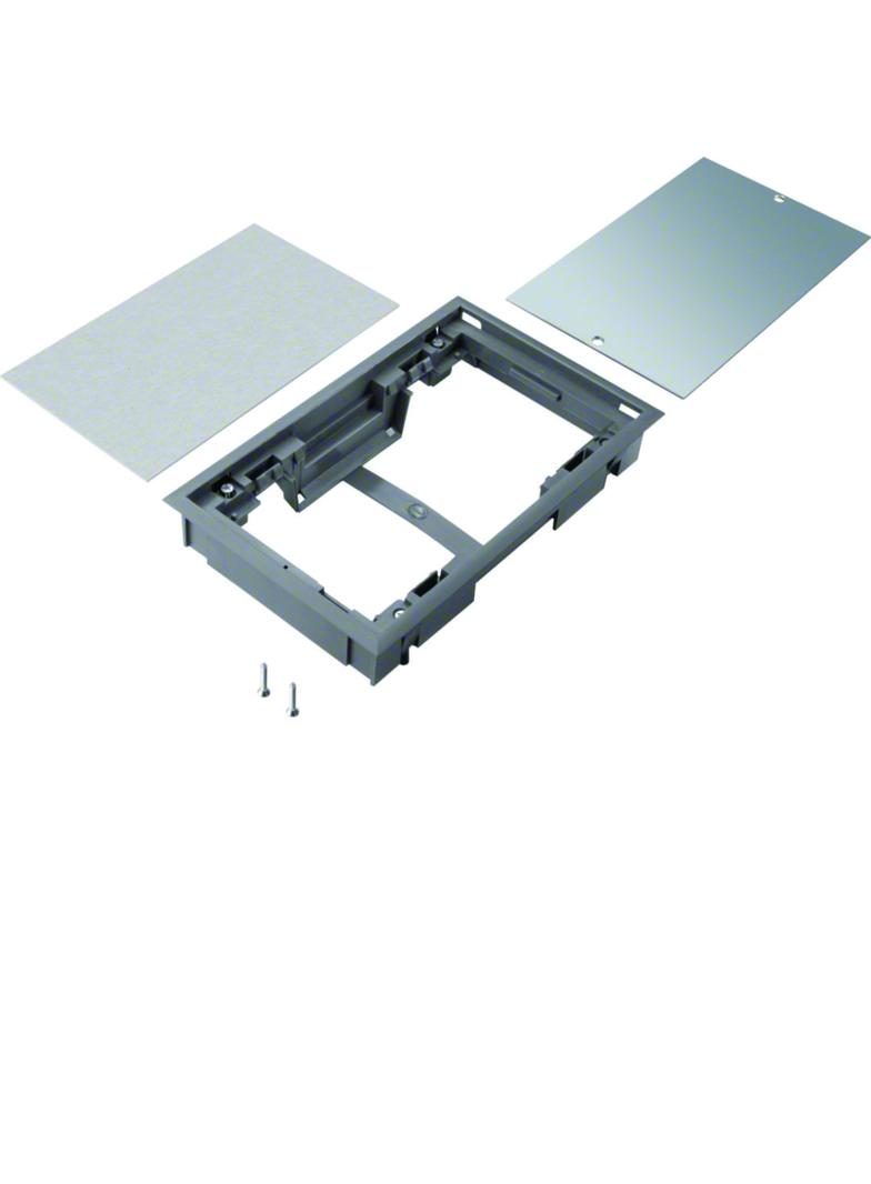tehalit.VE-EE Pokrywa pełna płytki montaż E04 147X247 8mm stal szary PA BDE04087011 HAGER