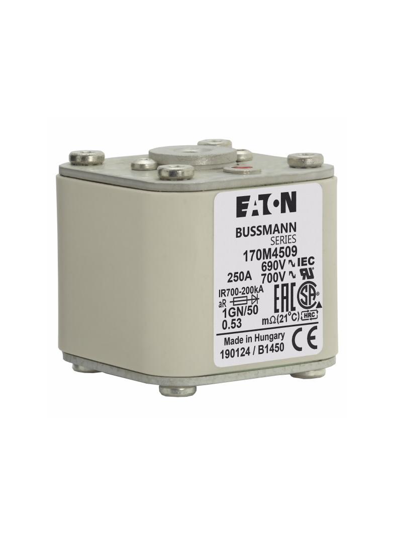 FUSE 250A 690V 1GN/50 AR UC Wkładka szybka 250A AC 690V rozmiar 1 53x69x51 mm aR IEC UL w 170M4509 E