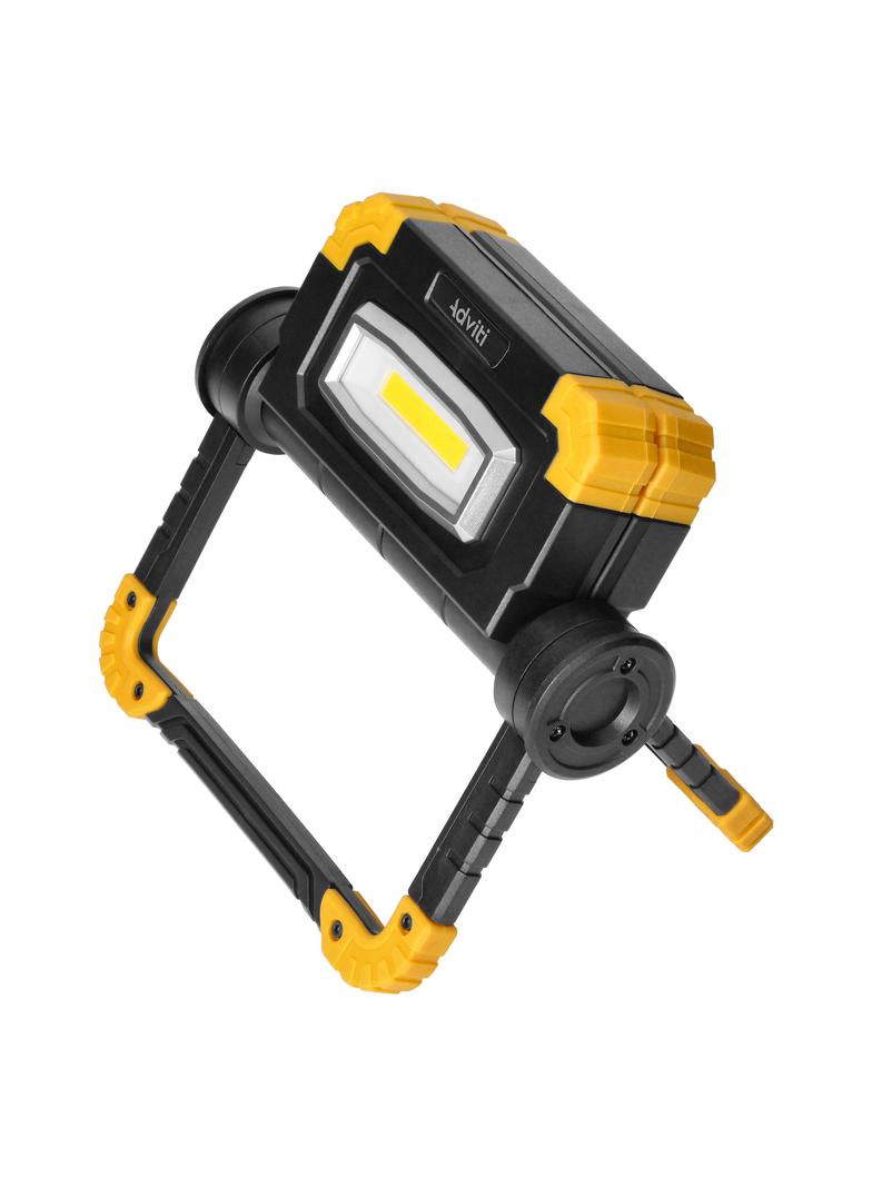 GEMINIX LED 2x10W, podwójny naświetlacz roboczy, przenośny z akumulatorem, 1200lm, IP44, 4000K, 5000 AD-NR-6466L4 ORNO