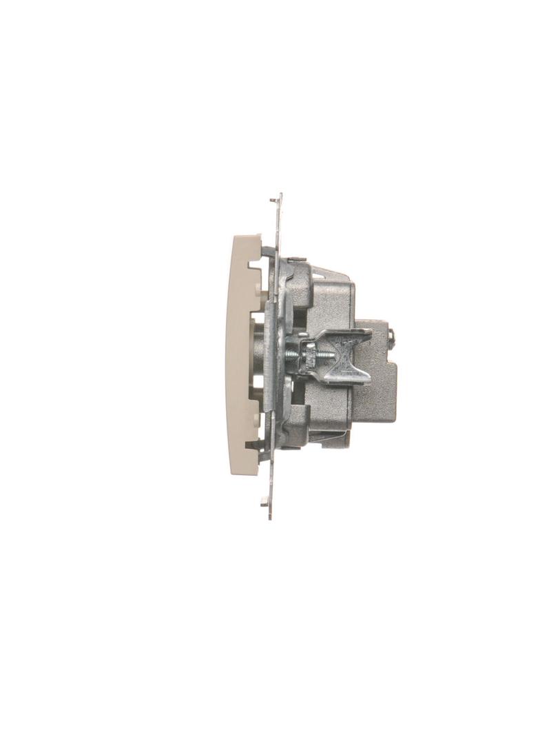 Simon 54 Gniazdo antenowe R-TV końcowe separowane tłum.1dB kremowy