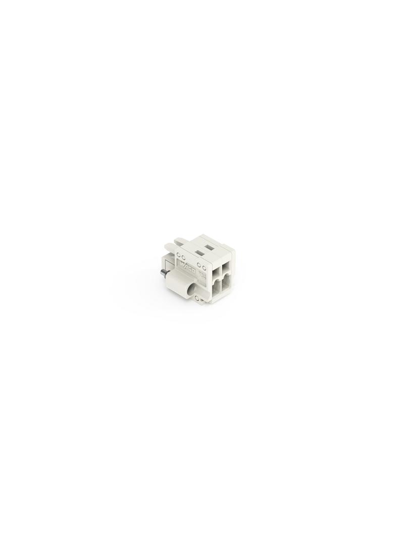 Gniazdo MCS‑MINI Classic 2‑biegunowe jasnoszare raster 3,5mm 734‑102/107‑000 /100szt./ WAGO