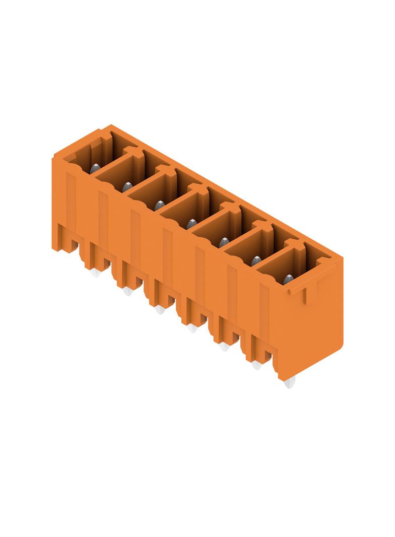 SC 3.81/07/180G 3.2SN OR BX Wtyki PCB (złącza płyty), 3.81 mm, Liczba biegunów: 7, kąt odejścia: 180° /60szt./ 1942890000 WEIDMÜLLER