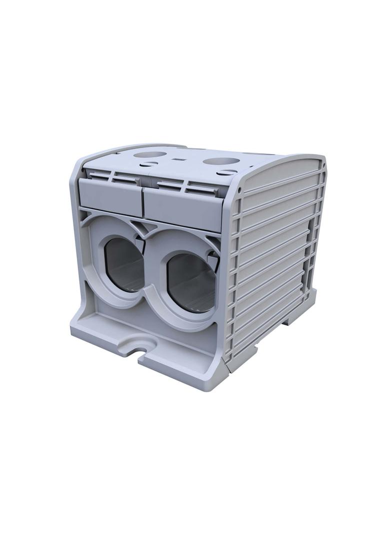 STB 300-2 Złączka szynowa gwintowa Al/Cu 87920 SIMBLOCK szary