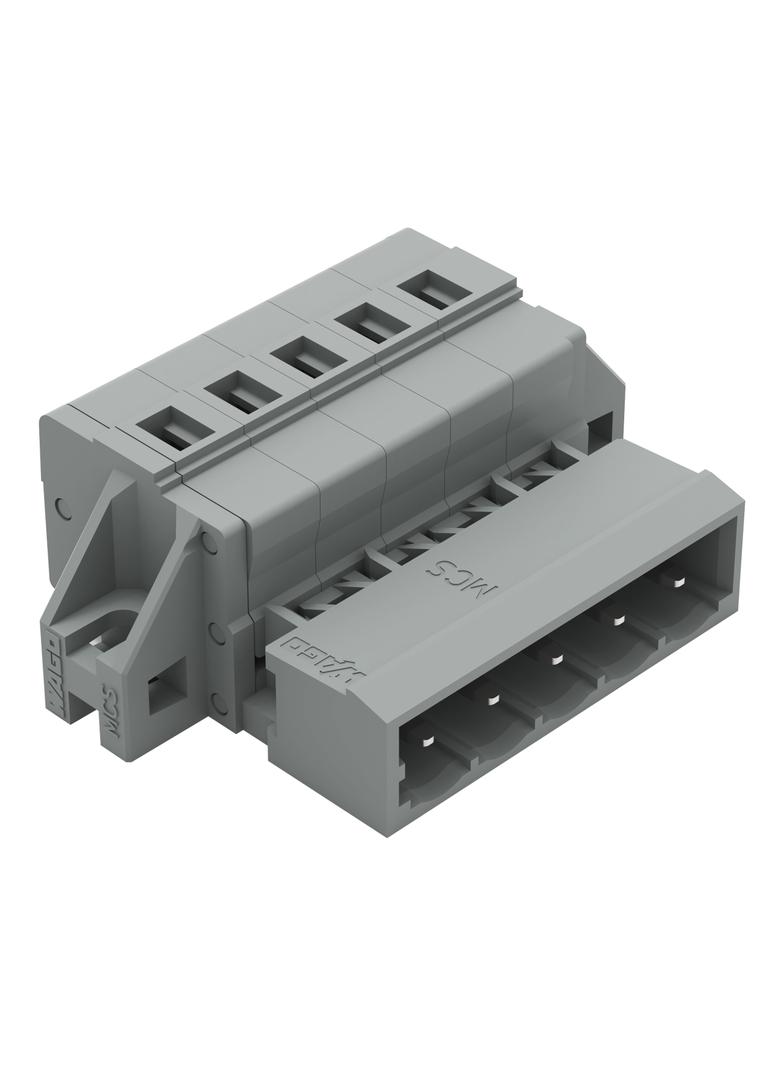 Wtyk MCS-MIDI Classic 5-biegunowy szary raster 5mm /50szt./ 231-605/019-000 WAGO