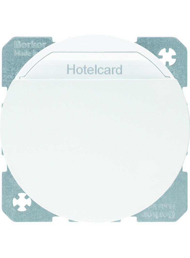 BERKER R.1/R.3 Łącznik przekaźnikowy na kartę hotelową biały 16402089 HAGER