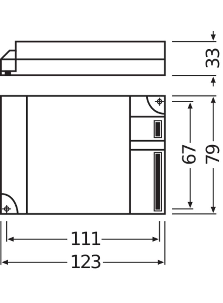 QTI-T/E 2X18-42/220-240 DIM UNV1 OSRAM