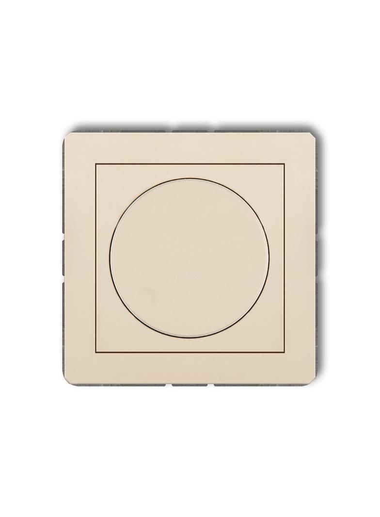 DECO Mechanizm elektronicznego regulatora oświetlenia przyciskowo-obrotowego do lamp LED beżowy