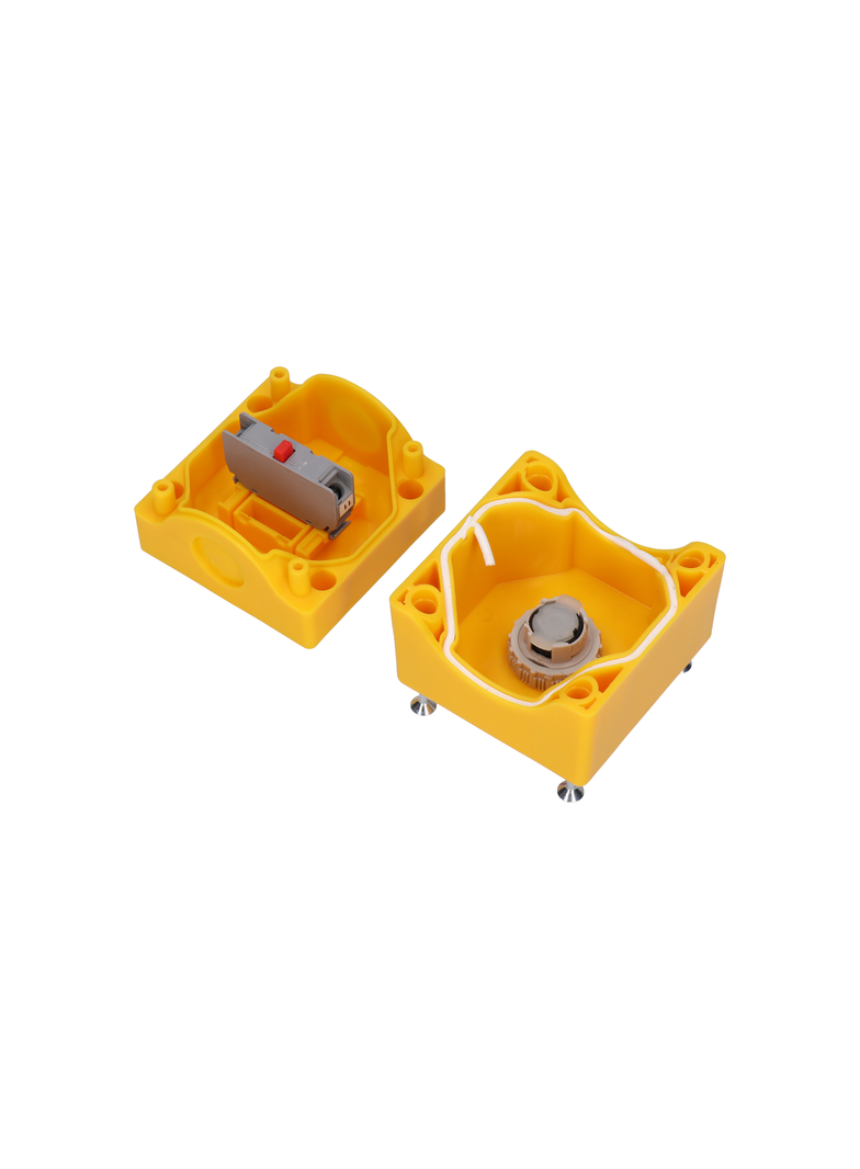 KASETA KOMPLETNA 1-OTWOROWA Z PRZYCISKIEM B I 2 PRZEPUSTAMI M20