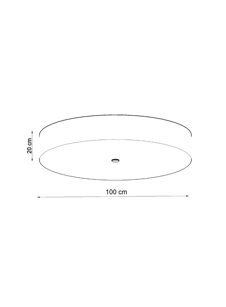 Sollux Plafon SKALA 100 biały SL.0817