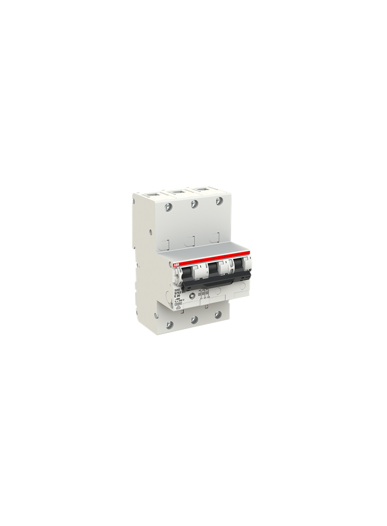 S753DR-E20 wyłącznik nadprądowy 3P selektywny E20A 25kA AC 2CDH783001R0202 ABB