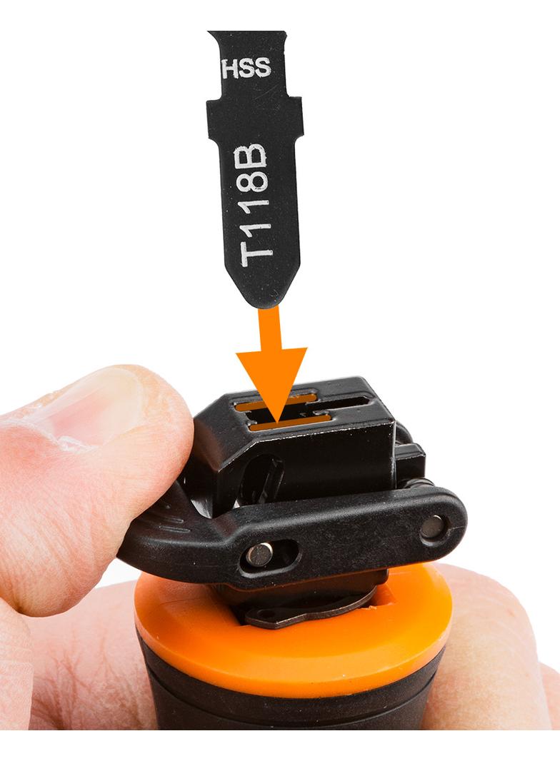 Uchwyt do brzeszczotów, uniwersalny, zestaw 4 + 1