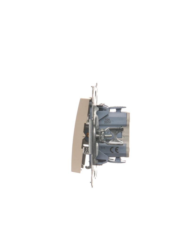 Simon 54 Przycisk roletowy 10A 250V szybkozłączka kremowy DZP1.01/41 KONTAKT