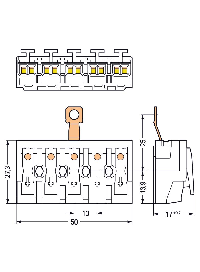złączka zasilająca