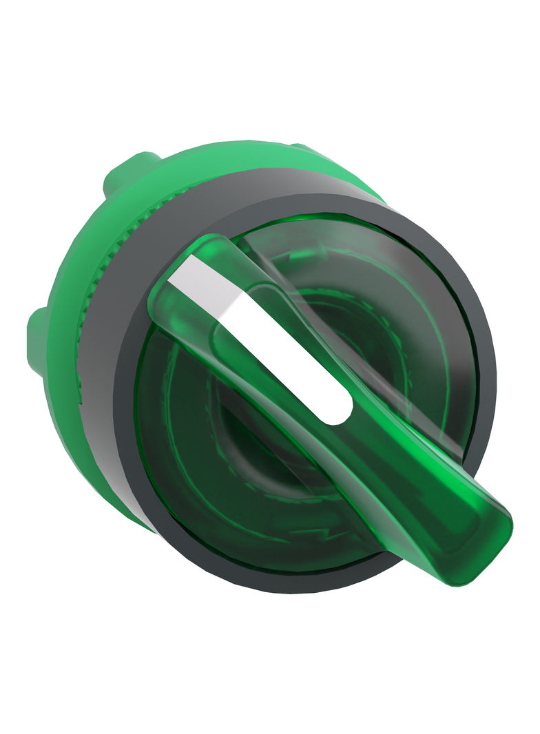 Harmony XB5 Przełącznik 2 położeniowy LED zielony plastikowy ZB5AK1233 Schneider