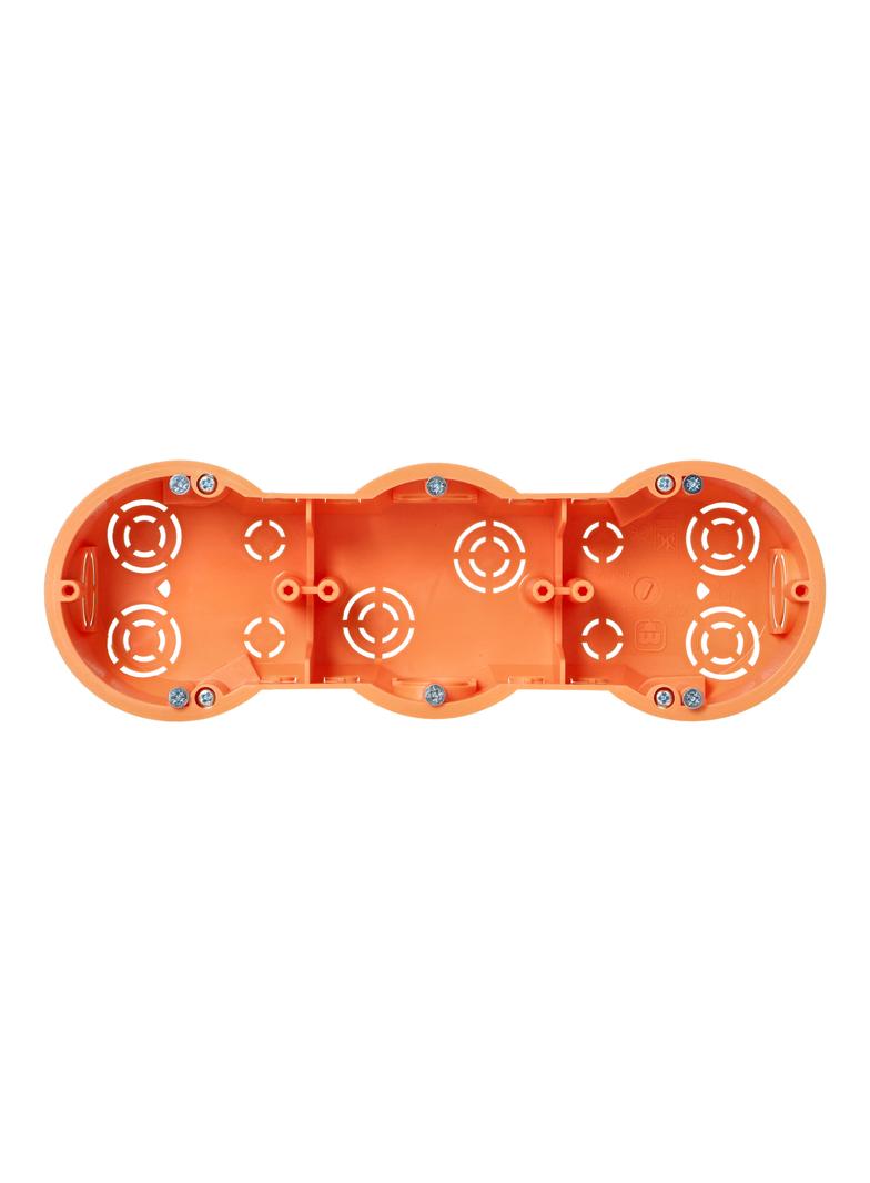 Puszka podtynkowa 60 mm płytka trzykrotna do G/K OR-JB-13813/3 ORNO