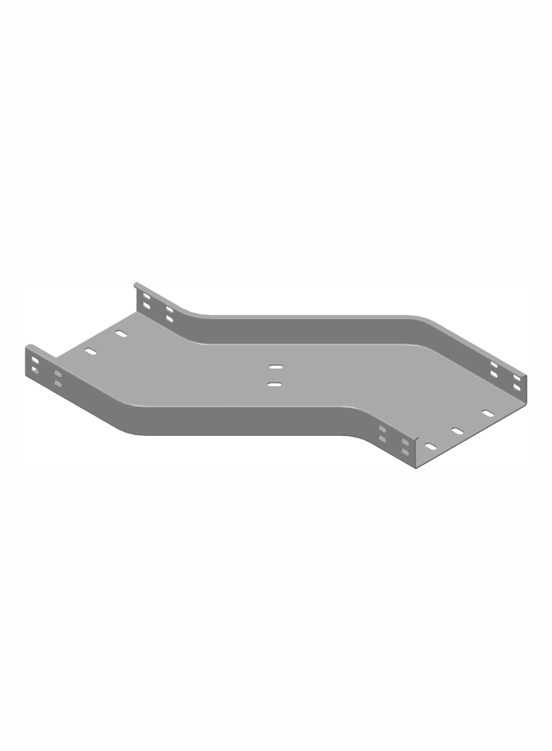 Obejście poziome lewe 50x50mm Grubość 2,00 mm OPZLC50H50 354805 BAKS