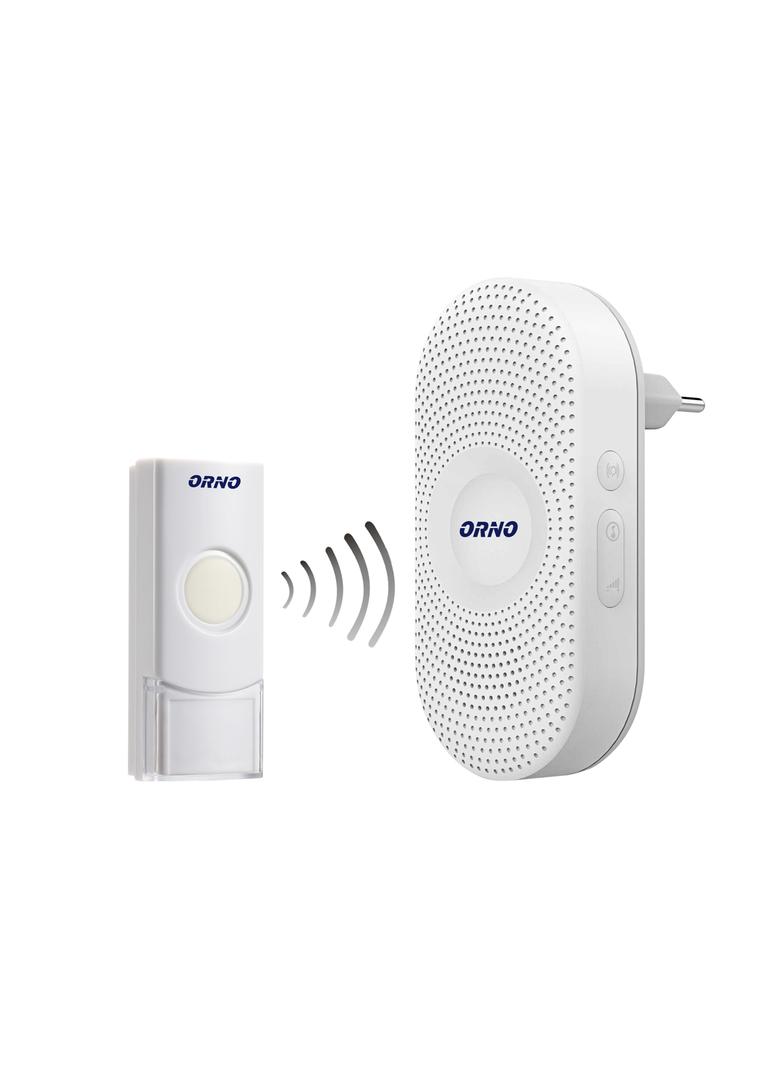 Dzwonek bezprzewodowy Longa AC sieciowy learning system 36 dźwięków 300m OR-DB-QX-155 ORNO