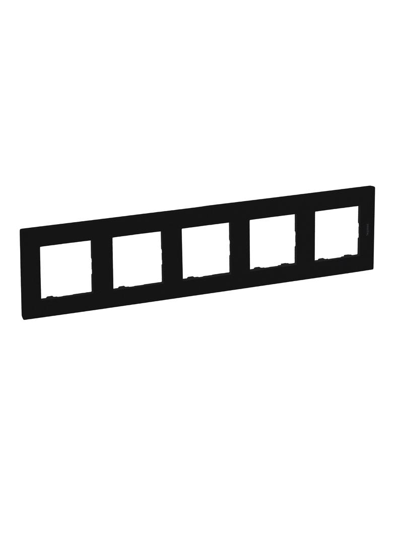 Niloe Step Ramka Pięciokrotna 5X- Kolor Czarny 863595 LEGRAND